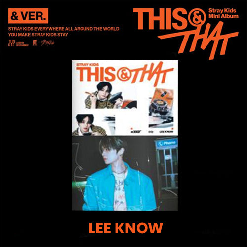 Stray Kids THIS & THAT (& Ver.) 002 Lee Know verzió – albumborító